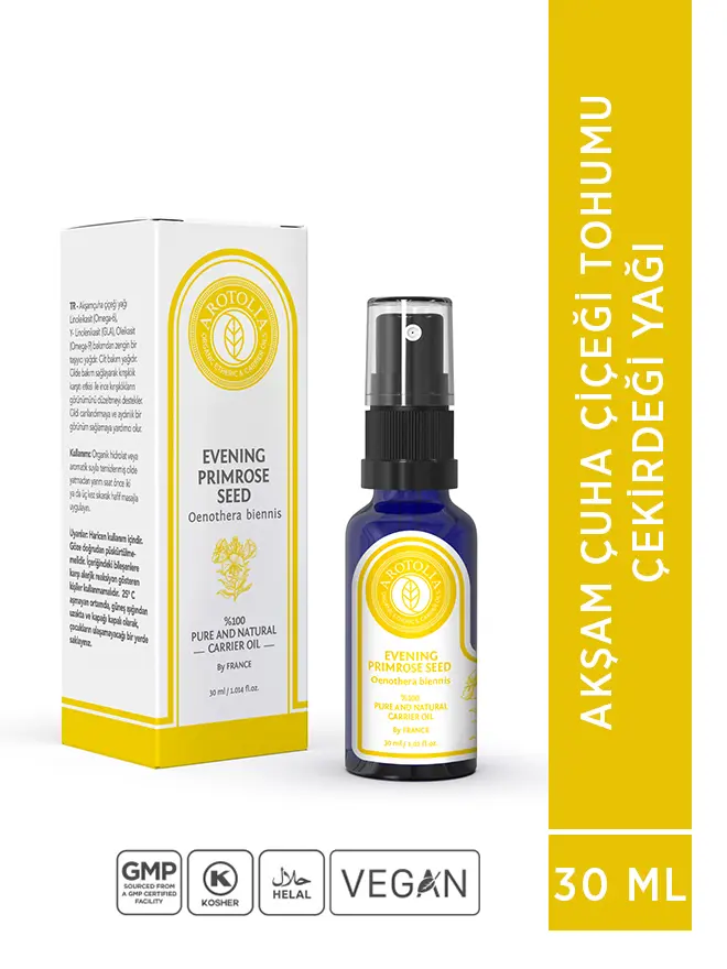 Akşamçuha Çiçeği Tohumu Yağı 30 ml — EVENİNG PRIMROSE SEED